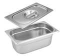 Ver imagem 2 de Conj 3 Cuba Gastronômica Inox GN 1/3x150 mm 5,4 L sem alça COM TAMPA