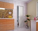 Ver imagem 4 de Porta de Pvc Sanfonada Branca 210x80cm Plasbil
