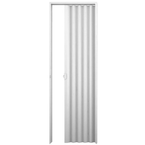 Porta de Pvc Sanfonada Branca 210x80cm Plasbil