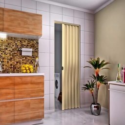 Porta Sanfonada Areia Plasbil 210x60cm - 3