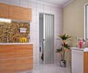Ver imagem 2 de Porta Sanfonada Cinza Plasbil 210x70cm