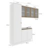 Lavanderia Modulada Kappesberg Celeste 4 Peças Branco 210cm - 4