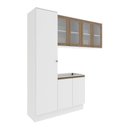 Ver imagem 2 de Lavanderia Modulada Kappesberg Celeste 4 Peças Branco 210cm
