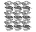 Ver imagem 1 de Conj 20 Cuba Gastronômica Inox GN 1/6x65 mm 1,0 L sem alça COM TAMPA INOX