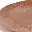 Ver imagem 4 de Jogo de 6 Pratos Rasos Orgânico Florear - Terracota