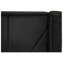 Ver imagem 3 de Cabeceira Casal 140 Cm Para Cama Box Suede Preto