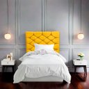 Ver imagem 2 de Cabeceira Estofada para Cama de Solteiro 90 Madri Suede