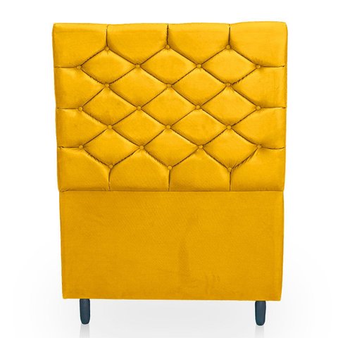 Cabeceira Estofada para Cama de Solteiro 90 Madri Suede