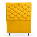 Ver imagem 1 de Cabeceira Estofada para Cama de Solteiro 90 Madri Suede