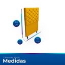 Ver imagem 6 de Cabeceira Estofada para Cama de Solteiro 90 Madri Suede