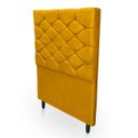 Ver imagem 4 de Cabeceira Estofada para Cama de Solteiro 90 Madri Suede