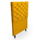 Ver imagem 5 de Cabeceira Estofada para Cama de Solteiro 90 Madri Suede
