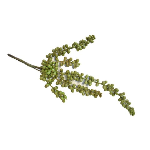Pendente Suculenta Artificial Rosário 35cm | Jardim Vertical Formosinha