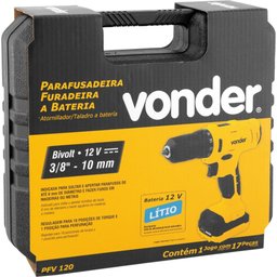 Parafusadeira À Bateria 3/8'' 12v Biv Pfv 120 Vonder - 9