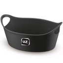 Ver imagem 1 de Kit 12 Cestos para Batata Frita Servir Porções Preto 28x12cm Restaurante Bar Lancheria Plus M Uz