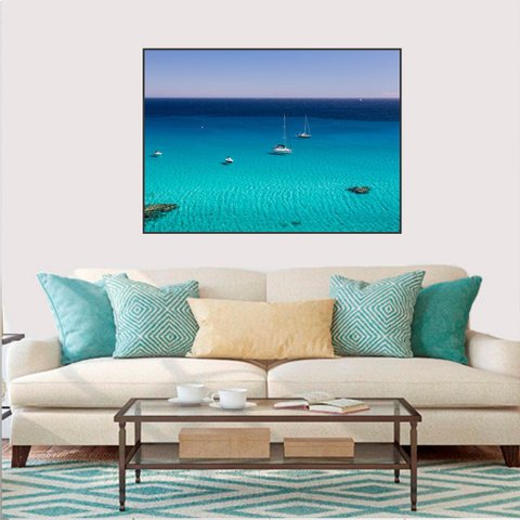 Quadro Canvas Barcos Velejando 1,00x1,30