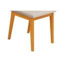 Ver imagem 5 de Conjunto: Mesa de Cozinha Celeste C/ Tampo Madeirado C/ Vidro Redondo 103x103cm e 4 Cadeiras Sofia