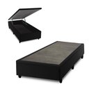 Ver imagem 1 de Box Baú Preto Solteiro 96x203x45 - King House
