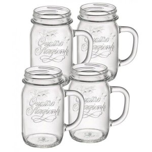 Kit 4 Caneca Quattro Stagioni 415ml sem Tampa