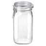 Pote Hermético De Vidro Fido Fecho Metal Para Condimentos 1500 ml - 1