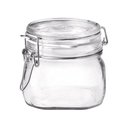 Ver imagem 1 de Pote Hermético De Vidro Fido Fecho Metal Para Condimentos 500 ml