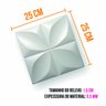 20 Placas De Revestimento 3d Pvc 25cm X 25 Cm Parede E Tetos Branca - 2