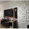 20 Placas De Revestimento 3d Pvc 25cm X 25 Cm Parede E Tetos Branca - 6