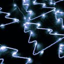 Ver imagem 3 de Kit 5 Cortina Pingente Arvore Branca 108 Leds 4m Bivolt