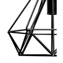 Ver imagem 7 de Lustre Luminária Diamante Moderno Pendente 3d Preto Preto