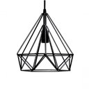 Ver imagem 6 de Lustre Luminária Diamante Moderno Pendente 3d Preto Preto