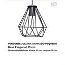 Ver imagem 4 de Lustre Luminária Diamante Moderno Pendente 3d Preto Preto