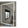 Espelho Led Quente Camarim 70x50 Touch Screen Top Espelhos Retangular - 1