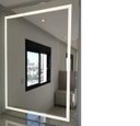 Ver imagem 1 de Espelho Led Quente Camarim 70x50 Touch Screen Top Espelhos Retangular