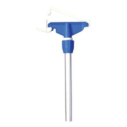 MOP ÚMIDO esfregão completo 320 g Ponta com Loop CRU cabo retrátil BRALIMPIA - 4