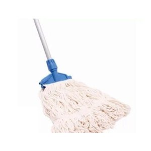 MOP ÚMIDO esfregão completo 320 g Ponta com Loop CRU cabo retrátil BRALIMPIA