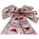 Ver imagem 4 de Laço Decorativo Merry Christmas Árvore Natal Ponteira 140cm