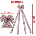 Ver imagem 6 de Laço Decorativo Merry Christmas Árvore Natal Ponteira 140cm