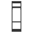 Ver imagem 1 de Guarda Roupa Modulado Closet Titan Preto Velluto - PR Móveis