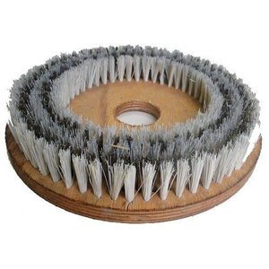Escova Mista Aço / Nylon com Flange 350 Mm para Enceradeira Cleaner e Deep Clean Nova
