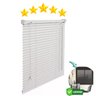 Cortina Persiana Horizontal Pvc Branca 120x130cm - 2