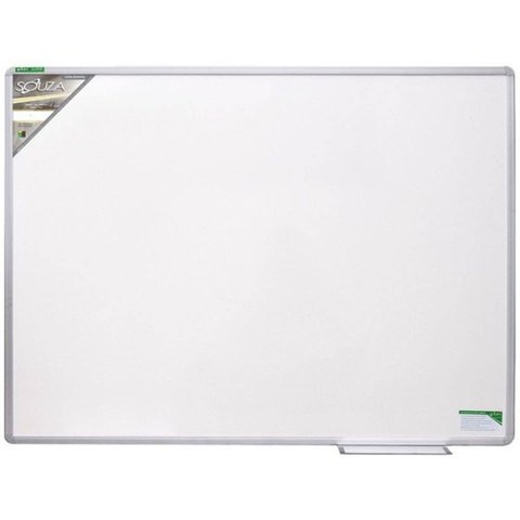 Quadro Branco Melamínico (fórmica) 120x90cm Com Moldura De Alumínio Luxo - Souza