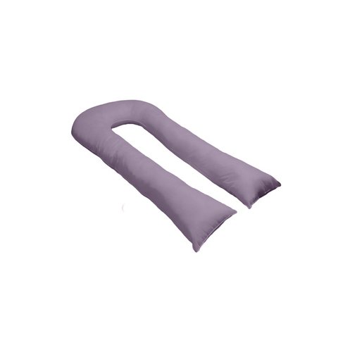 Travesseiro Gigante Formato U 140x70cm Happy Line - Lilás