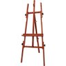 Cavalete de Pintura 4116 Compacto Dobrável Madeira Pinus Cor Mogno Souza - 1