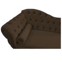 Ver imagem 4 de Diva Recamier Diana 140cm Lado Direito Suede - ADJ Decor - Marrom