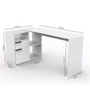 Ver imagem 5 de Escrivaninha Durango New - Branco