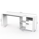 Ver imagem 6 de Escrivaninha Durango New - Branco