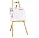 Ver imagem 1 de Quadro Branco Infantil com Cavalete 48x100 cm R-7003