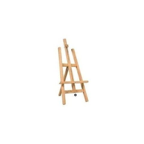 Conj. 2 Cavalete de Mesa para Pintura 4105 Madeira Pinus Cor Natural 75cm - Souza