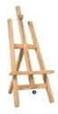 Ver imagem 1 de Conj. 2 Cavalete de Mesa para Pintura 4105 Madeira Pinus Cor Natural 75cm - Souza