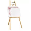 Ver imagem 2 de Quadro Branco Infantil com Cavalete 48x100 cm + CANETA + APAGADOR